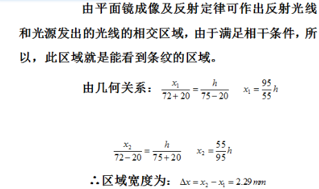 在洛埃镜干涉实验中,光源s1到观察屏的垂直距离为1.