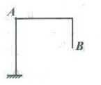 求图示结构AB两点的相对线位移，虚设力状态为图（)。求图示结构AB两点的相对线位移，虚设力状态为图(