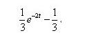 系统微分方程式，解得完全响应y(t)=则零输入响应分量为()