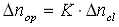 设∆nop和∆ncl分别表示开环和闭环系统的稳态速降，K表示闭环系统的开环放大系数，则∆nop与∆n