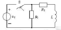 图示电路在开关S闭合后的时间常数τ值为（)图示电路在开关S闭合后的时间常数τ值为()A.L/R₁B.