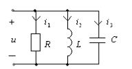 图示R、L、C并联正弦交流电路中，各支路电流有效值I1=I2=I3=10A，当电压频率增加一倍而保持