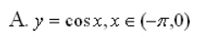 下列函数在指定的定义域内为减函数的是（)。
