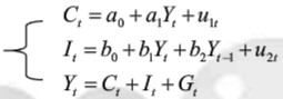 小型宏观计量经济模型中，第一个方程是（)。A、结构式方程B、随机方程C、行为方程D、线性方程E、定义