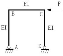 图示结构,BA杆件B端弯矩MBA(左侧受拉为正)为()。