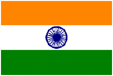 下列国旗中，哪面是印度的国旗（)。