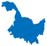 下列省级行政区轮廓图为黑龙江的是（)。