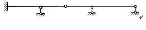 用位移法计算图示结构（EI=常数)时，基本未知量的个数最少为_____。用位移法计算图示结构(EI=