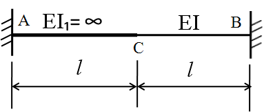求如图所示杆件AB的转动刚度SAB和传递系数CAB。