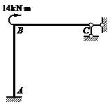 图所示刚架EI=常数，各杆长为l，杆端弯矩MAB为()kN·m。