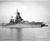 下图为曾参加苏里高海战的马里兰号战列舰，它是什么级别的几号舰？