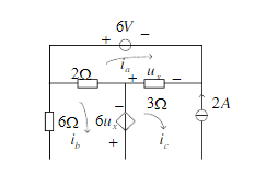 求如题所示电路中的电压ux。