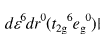 下列八面体配离子中，中心离子的 d 电子排布为 的是（)。（A)[Co（CN) 6 ] 3－ ;（B