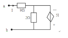 图所示电路ab端的等效电阻Rab=( )。 