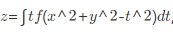 设f为连续函数，求函数的导数F&#39;（t)，其中（V)={（x，y，z)| x2＋y2＋z2≤t