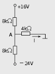 将图所示用电位表示电压源的电子电路，转换成完整的电工电路，画出相应的电路图。并求电路中的电流及a点的