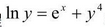 设y=y（x)是由方程 确定的函数，求dy设y=y(x)是由方程 确定的函数，求dy请帮忙给出正确答