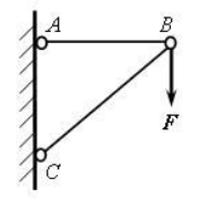 如图所示，AB=800mm，AC=600mm，BC=1000mm，杆件均为等直圆杆，直径d=20mm