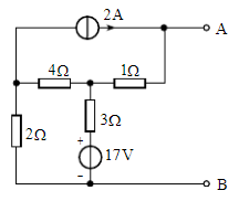 求如图所示电路的戴维南等效电路。