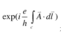 在量子物理中，矢势A具有更加明确的地位，其中是能够完全恰当地描述磁场物理量的______在量子物理中
