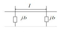 矩形波导设置两组金属膜片，其等效电路如图所示，试计算TE10波通过两组膜片后的工作衰减和插入相移。矩
