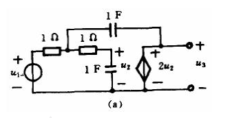 求图（a)所示电路的零状态响应u（t)。求图(a)所示电路的零状态响应u(t)。    