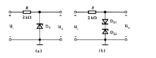 在图10.23（a)所示的滞回比较器中，已知集成运算放大器的输出饱和电压UOM=9V，uI=8sin