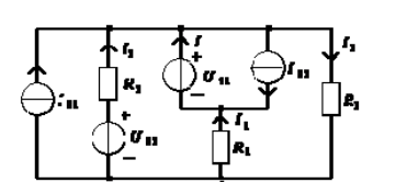 如图1－18所示，已知US1=4V，US2=6V，US3=2V，R1=R2=2Ω，求各支路电流。如图