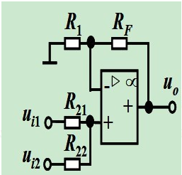 已知电路如图a所示，试写出UO表达式。已知电路如图a所示，试写出UO表达式。    