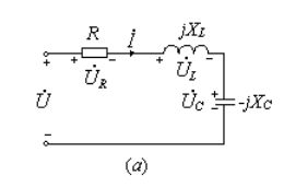 如图所示的正弦稳态电路中，已知U=500V，UR=400V，UL=50V，求UC为多少？如图所示的正