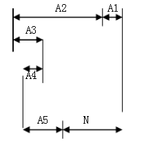 如下图所示尺寸链，属于增环的有______。    A．A1    B．A2    C．A3    