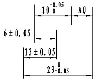 如下图所示尺寸链，封闭环N合格的尺寸有______。    A．6.10mm    B．5.90mm