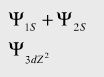 ψ是氢原子波函数，下列函数哪些是的本征态，如果是，请求其本征值；如不是请填否。ψ是氢原子波函数，下列