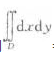 设D是由圆周c：(x-1)2+y2=1所围成的区域，且c取顺时针方向，则等于( )．