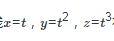 求曲线在x=1处的切线与法平面方程．求曲线在x=1处的切线与法平面方程．
