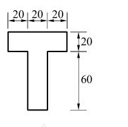 梁在竖直平面内弯曲，横截面如图，若材料的屈服极限σs=240MPa，则截面的极限弯矩Mu=_____