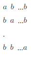 计算n阶行列式（其中a≠b)计算n阶行列式(其中a≠b)