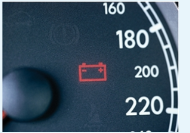 行车中,如图所示的报警灯常亮时,驾驶员应马上___。()