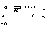 图所示稳态电路中，us（t)=60＋100sin1000tV。求电容电压的有效值UC。图所示稳态电路