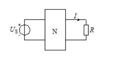 题如图所示电路中，当US=10V时，I=1A。若US=－20V时，I为（)。    （a)无法确定 