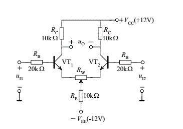 下图所示电路中，如果静态时UOQ=UCQ1-UCQ2＞0，要使UOQ=0，应该______。