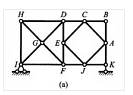 试对图（a)所示结构进行几何组成分析。试对图(a)所示结构进行几何组成分析。    