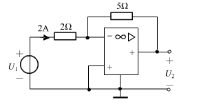 图所示的电路中，ab端口的短路电流是( )。 