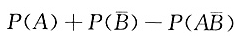 对任意的两事件A与B，有P(A-B)=(   )    A．P(A)-P(B)    B．P(A)-