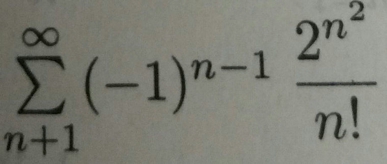 判断下列级数的敛散性，若收敛，问是绝对收敛还是条件收敛．1.2.