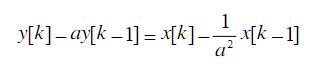 已知某数字系统的差分方程为  采用直接型结构，b位字长（不含符号位)定点运算，舍入处理。假设x[k]