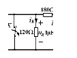 如图所示电路，已知电阻端电压uR=5（1－e－10t)（V)，t≥0，求t≥0时的电压u。如图所示电