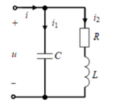 如图1－12所示，R=5Ω，C=0.05F，L=2H。如电路稳定后电流源电流i=4sin（314t)