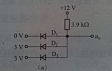 理想二极管D1，D2构成的电路如题图所示，求I=______。理想二极管D1，D2构成的电路如题图所