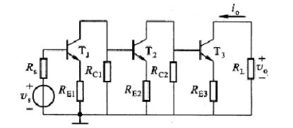 在图5－5所示的多级放大器交流通路中，应如何接入反馈元件，才能分别实现下列要求？在图5-5所示的多级